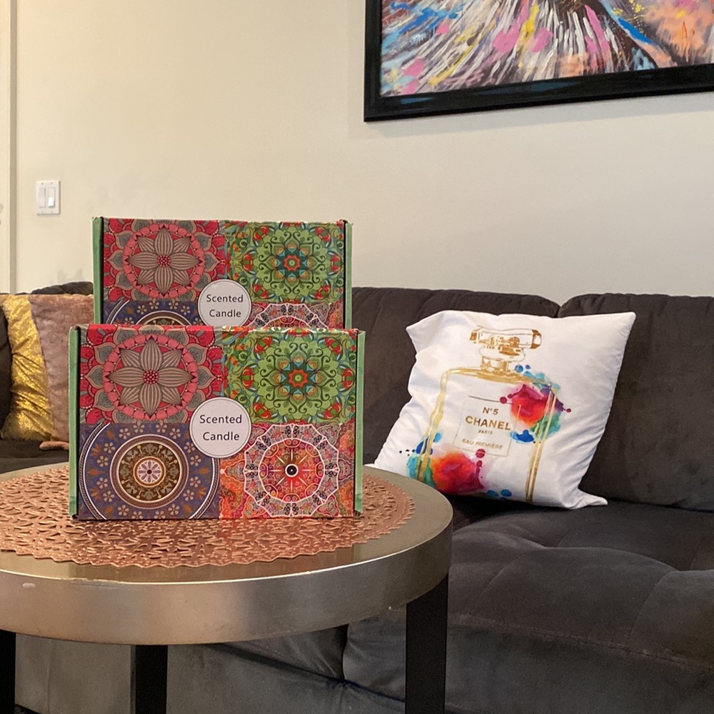 Scented candle sets of 6
